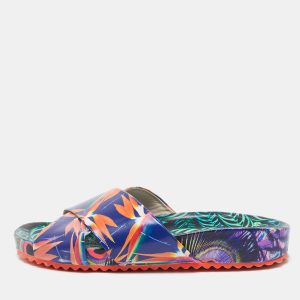 Sophia Webster Multicolor Printed Leather Slides Size 40.5, Flats - Luxury Closet catalog