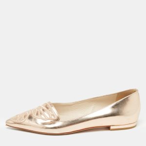Sophia Webster Rose Gold Leather Bibi Butterfly Ballet Flats Size 37, Flats - Luxury Closet catalog