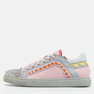 Sophia Webster Multicolor Glitter and Leather Riko Sneakers Size 38.5, Athletic Shoes & Sneakers - Luxury Closet catalog