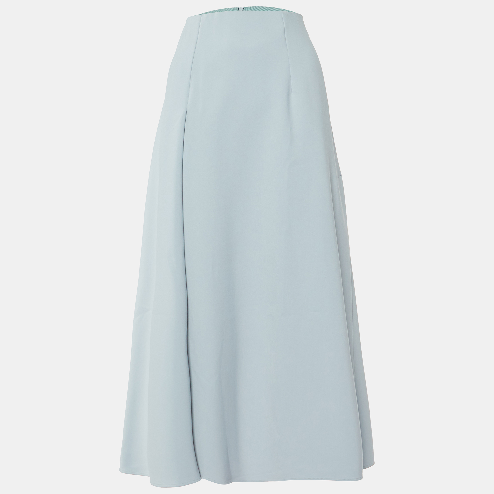 Sportmax Pale Blue Crepe Midi Skirt L, Skirts - Luxury Closet catalog