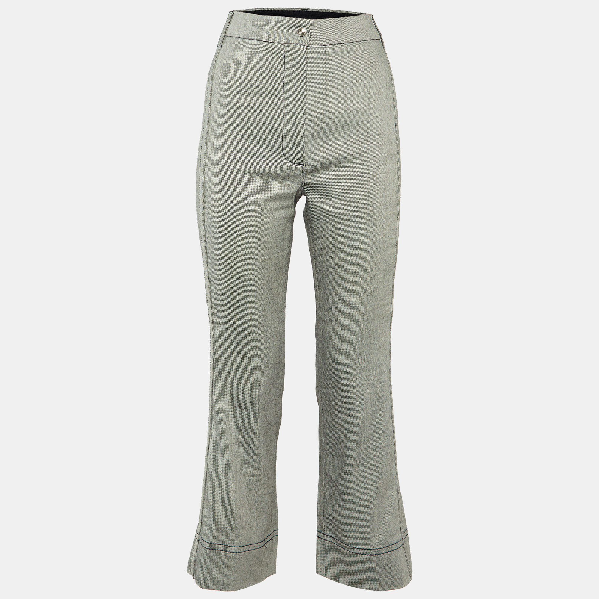 Sportmax Blue Linen Blend Trousers M, Clothing - Luxury Closet catalog