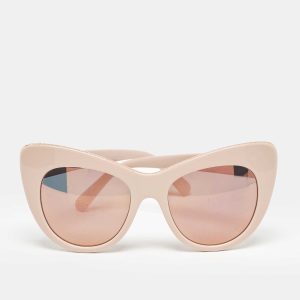 Stella McCartney Beige/Black Chain Cate Eye Sunglasses, Sunglasses - Luxury Closet catalog