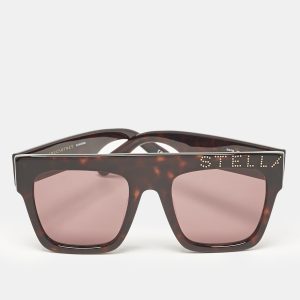 Stella McCartney Havana Brown SC0170S Square Sunglasses, Sunglasses - Luxury Closet catalog