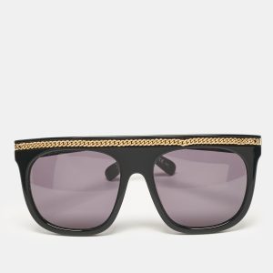 Stella McCartney Black Falabella Chain Square Sunglasses, Sunglasses - Luxury Closet catalog