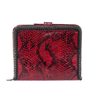 Stella McCartney Red Python Print Faux Leather Falabella iPad Holder, Mobile Phone Cases - Luxury Closet catalog