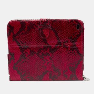 Stella McCartney Red Faux Python Leather Falabella iPad 2 Case Holder, Mobile Phone Cases - Luxury Closet catalog