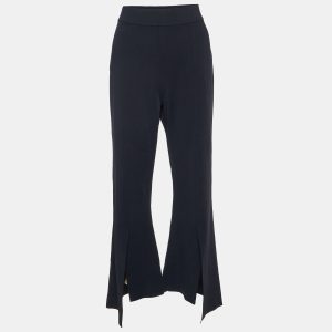 Stella McCartney Black Jersey Wide Leg Trousers L, Clothing - Luxury Closet catalog