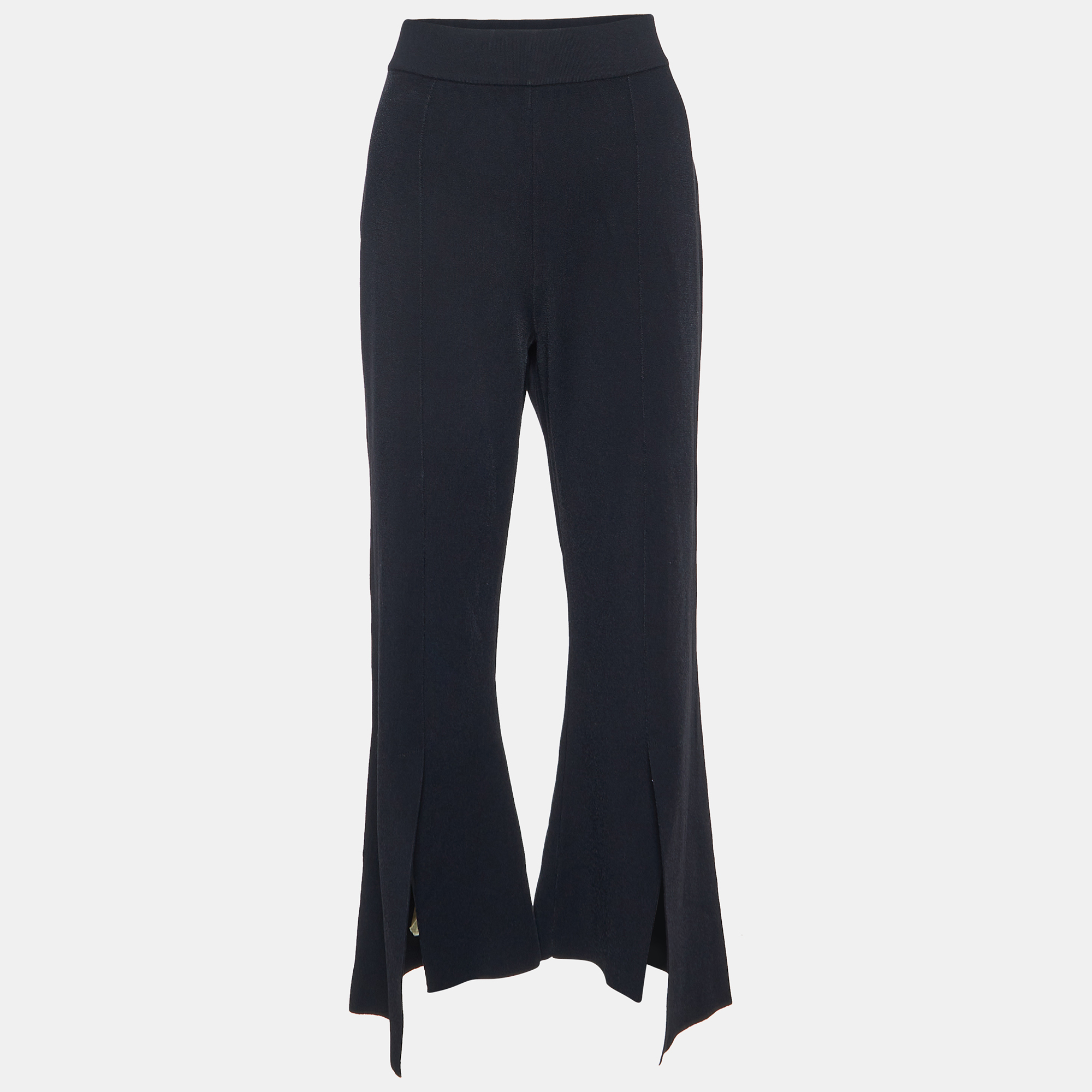 Stella McCartney Black Jersey Wide Leg Trousers L, Clothing - Luxury Closet catalog