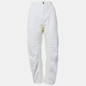 Stella McCartney White Denim & Jersey Tapered Jeans L/Waist 34", Jeans - Luxury Closet catalog