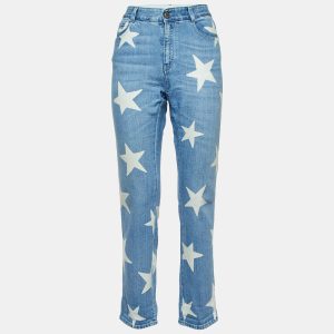 Stella McCartney Blue Star Print Denim Slim Fit Jeans M/Waist 34", Jeans - Luxury Closet catalog