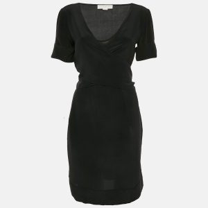 Stella McCartney Black Silk Tie-Up Detail Mini Dress M, Dresses - Luxury Closet catalog