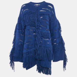 Stella McCartney Blue Knit Tassel Detail Sweater S, Sweaters & Cardigans - Luxury Closet catalog