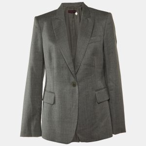 Stella McCartney Grey Wool Button Front Blazer M, Coats & Jackets - Luxury Closet catalog