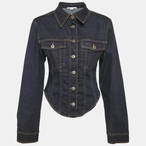 Stella McCartney Navy Blue Denim Long Sleeve Jacket S, Coats & Jackets - Luxury Closet catalog