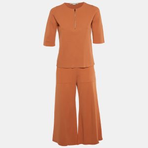 Stella McCartney Brick Brown Jersey Top & Culottes Set XS, Suits - Luxury Closet catalog