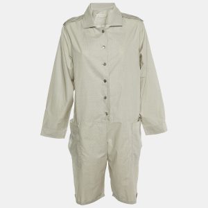 Stella McCartney Light Grey Striped Cotton Playsuit S, Suits - Luxury Closet catalog
