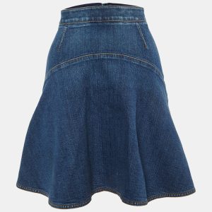 Stella McCartney Blue Denim A-Line Mini Skirt S, Skirts - Luxury Closet catalog