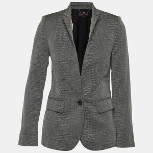 Stella McCartney Black Patterned Wool Single Breasted Blazer S, Coats & Jackets - Luxury Closet catalog