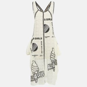 Stella McCartney White Embroidered Lace Sleeveless Long Dress M, Dresses - Luxury Closet catalog