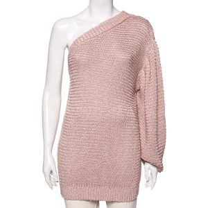Stella McCartney Pink Knit One Shoulder Jumper S, Sweaters & Cardigans - Luxury Closet catalog