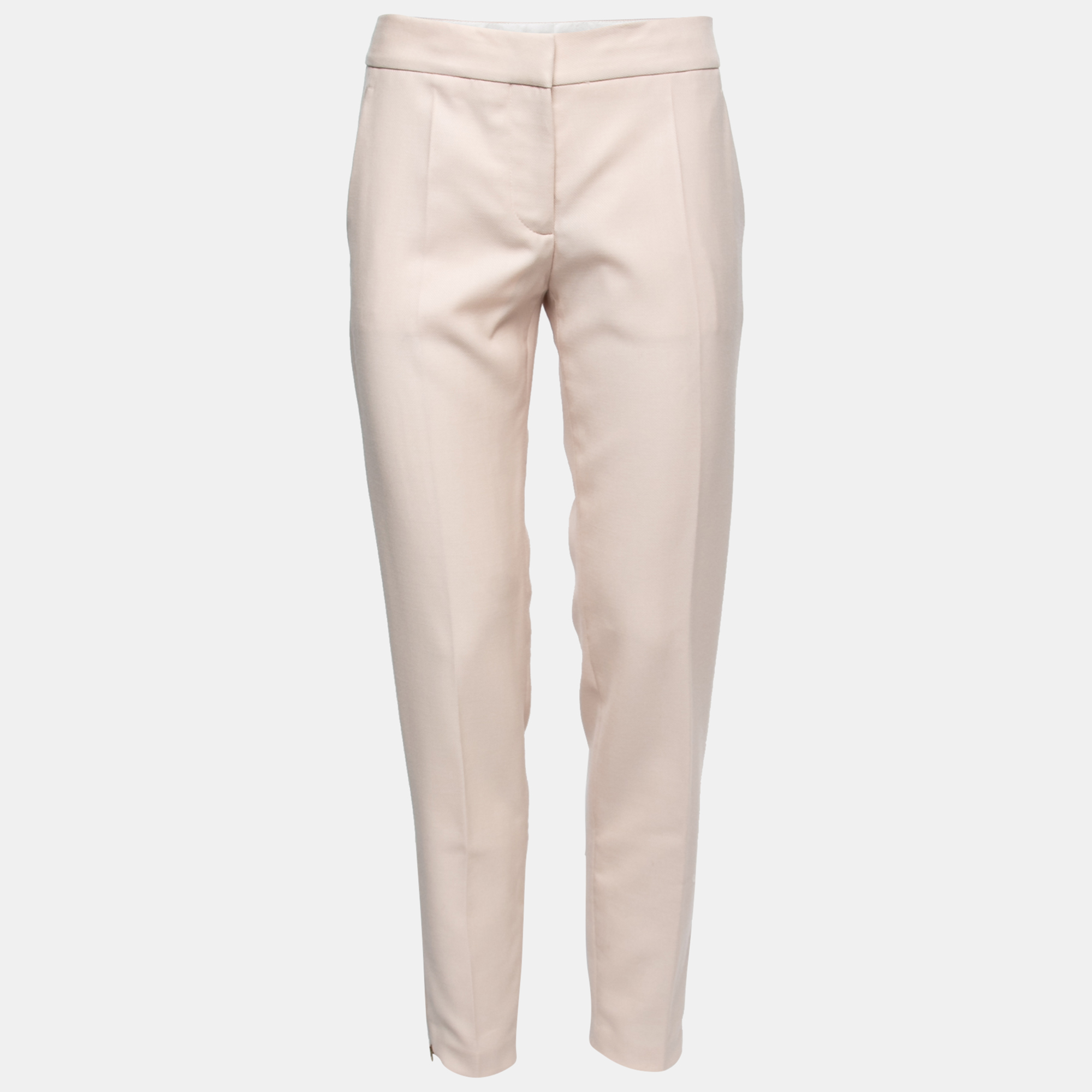 Stella McCartney Pink Textured Wool Tailored Trousers S, Clothing - Luxury Closet catalog
