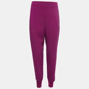 Stella McCartney Purple Crepe Jogger Pants S, Clothing - Luxury Closet catalog