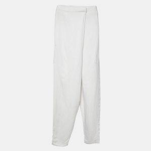 Stella McCartney Beige Linen Blend Front Wrap Pants S, Clothing - Luxury Closet catalog