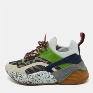 Stella McCartney Multicolor Faux Leather and Neoprene Eclypse Chunky Sneakers Size 36, Athletic Shoes & Sneakers - Luxury Closet catalog