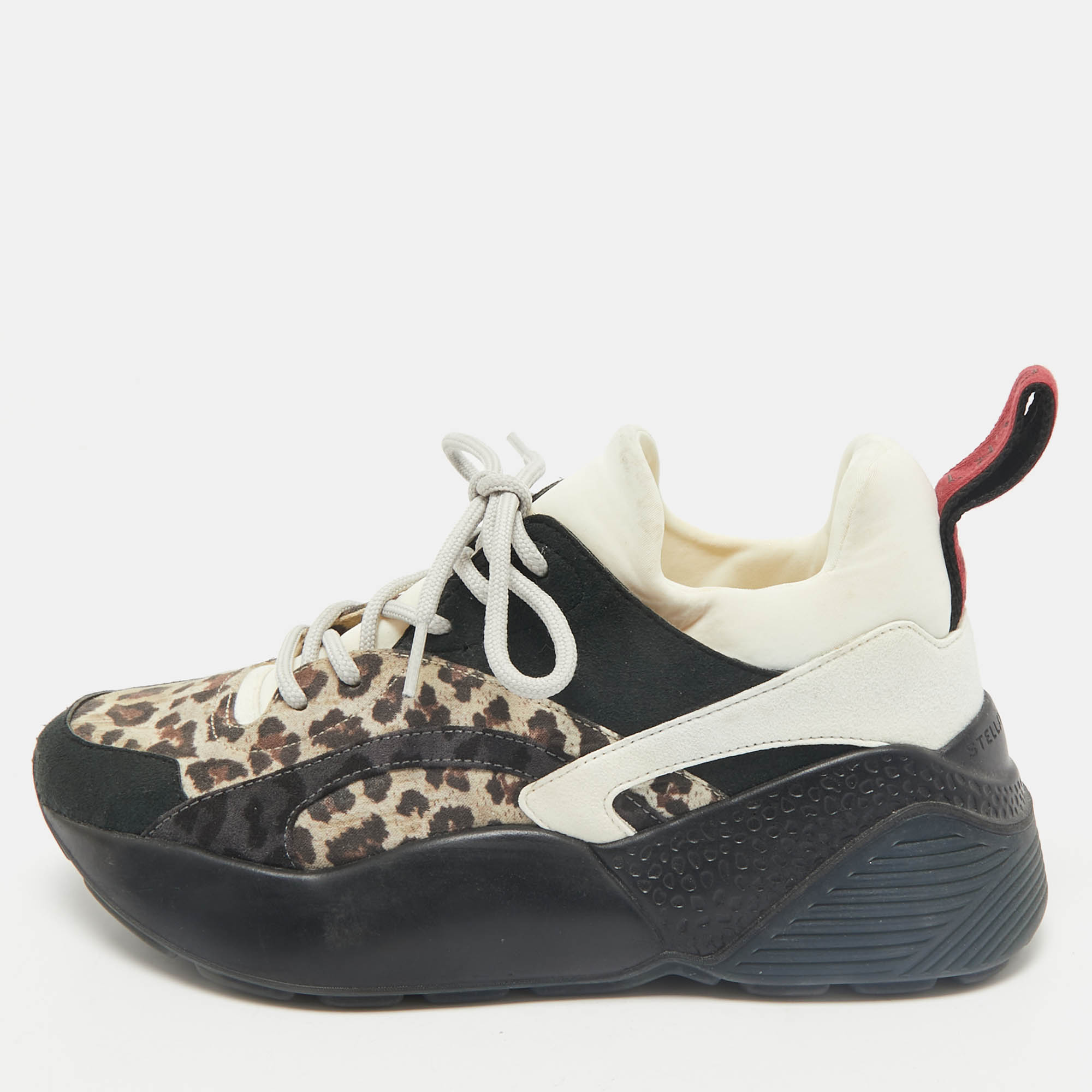 Stella McCartney Multicolor Faux Leather and Faux Suede Eclypse Low Top Sneakers Size 36, Athletic Shoes & Sneakers - Luxury Closet catalog