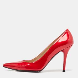 Stuart Weitzman Red Patent Leather Stuart Pumps Size 39, Pumps - Luxury Closet catalog