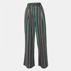 Suoli Multicolor Lurex Knit Belted Trousers S, Clothing - Luxury Closet catalog