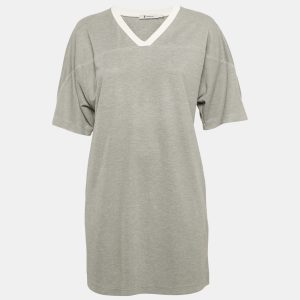 T by Alexander Wang Grey Modal V-Neck Long T-Shirt S, Shirts & Tops - Luxury Closet catalog