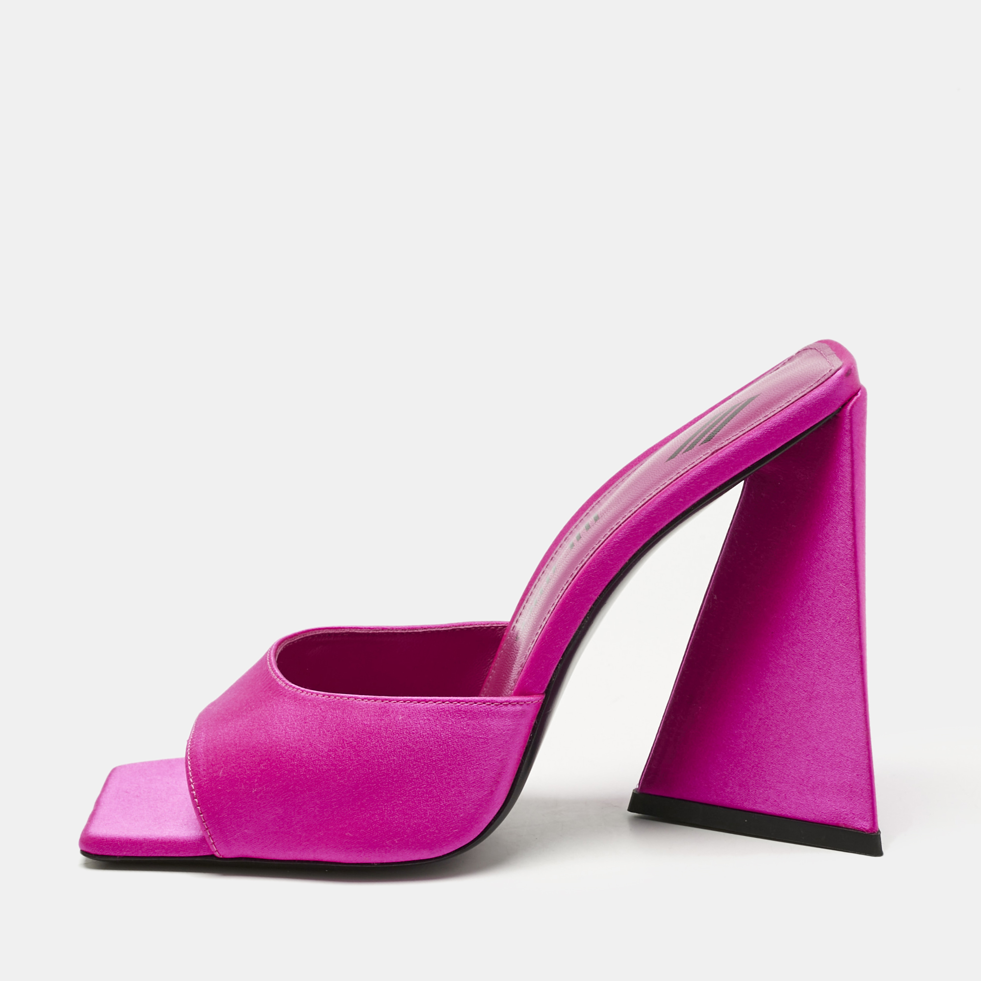 The Attico Pink Satin Devon Slide Sandals Size 39, Sandals - Luxury Closet catalog