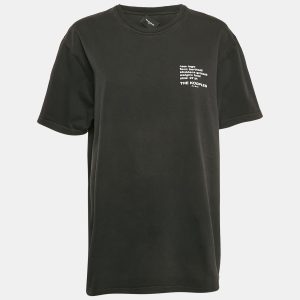 The Kooples Black Logo Print Jersey Crew Neck T-Shirt L, Shirts & Tops - Luxury Closet catalog
