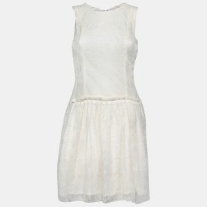 Theyskens Theory White Lace Sleeveless Dinal Dress M, Dresses - Luxury Closet catalog