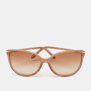 Tiffany & Co. Brown Gradient TF4061-G Crystals Cat Eye Sunglasses, Sunglasses - Luxury Closet catalog