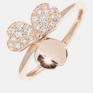 Tiffany & Co. 18K Rose Gold and Diamond Paper Flower Ring EU 52, Rings - Luxury Closet catalog