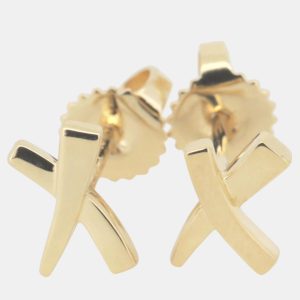 Tiffany & Co. 18K Yellow Gold Kiss Stud Earrings, Earrings - Luxury Closet catalog