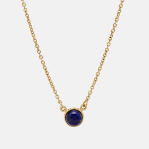 Tiffany & Co. Elsa Peretti Lapis Lazuli 18k Yellow Gold Necklace, Necklaces - Luxury Closet catalog
