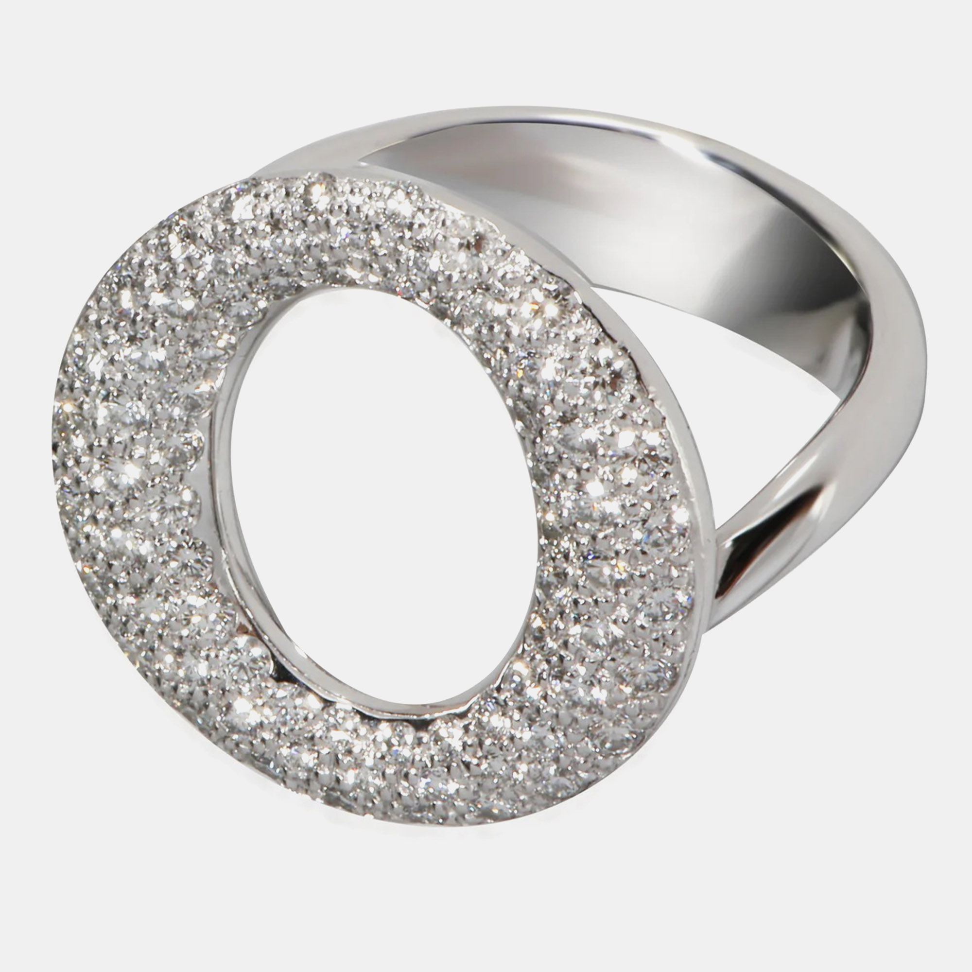 Tiffany & Co. 18K White Gold and Diamond Elsa Peretti Sevillana Diamond Ring EU 52.5, Rings - Luxury Closet catalog