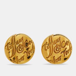 Tiffany & Co. Notes 18k Yellow Gold Stud Earrings, Earrings - Luxury Closet catalog