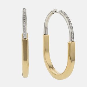 Tiffany & Co. Padlock Extra Large 18K White Gold, Yellow Gold Earring, Earrings - Luxury Closet catalog