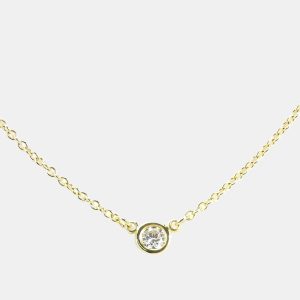 Tiffany & Co. 18K Yellow Gold and Diamond Elsa Peretti Diamonds By The Yard Pendant Necklace, Necklaces - Luxury Closet catalog