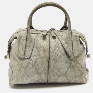 Tod's Grey Python D-Styling Bowler Bag, Satchels - Luxury Closet catalog