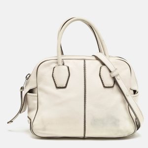 Tod's Off White Leather Miky Satchel, Satchels - Luxury Closet catalog