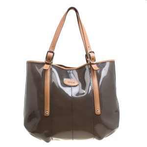 Tod's Black/Brown PVC and Leather Tote, Tote Handbags - Luxury Closet catalog