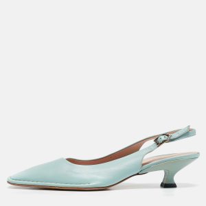 Tod's Blue Leather Slingback Pumps Size 40, Pumps - Luxury Closet catalog