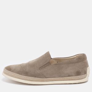 Tod's Beige Suede Slip On Sneakers Size 40, Athletic Shoes & Sneakers - Luxury Closet catalog
