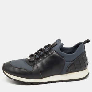 Tod's Black/Blue Leather and Nylon Low Top Sneakers Size 36, Athletic Shoes & Sneakers - Luxury Closet catalog