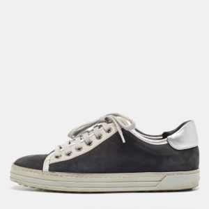Tod's Black/Grey Nubuck Leather Low Top Sneakers Size 35, Athletic Shoes & Sneakers - Luxury Closet catalog